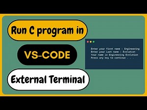 Visual Studio Code Run C/C++ Code in External Terminal