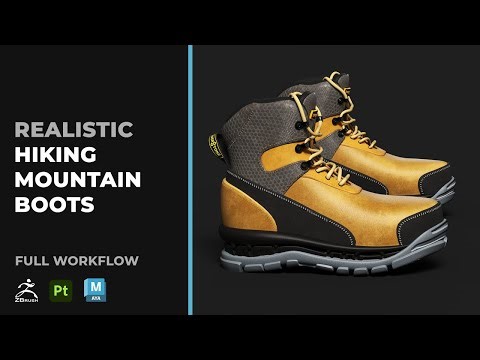 TEXTURING BASE HIKE BOOTS IN SUBSTANCE PAINTER _12