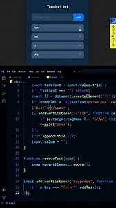 How to Create To-Do List using HTML CSS JavaScript #html #CSS #javascript #webdesign #webdevelopment #developer #CodingLife #vairalvideo #viralvideosシ #facebookvideo #trandingvideo #foryouvideo #programming | Coding Cloud