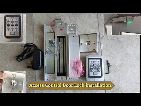 How To Install Access Control Access Door Lock How Configuration Multi Star Smart Door Lock