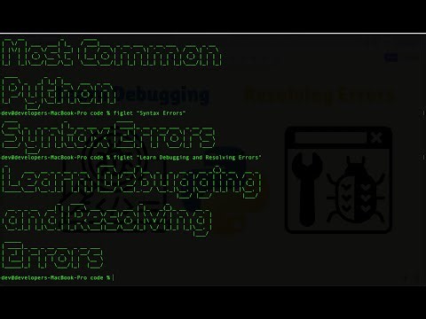 3. Most Common Python Syntax Errors | Learn Debugging and Resolving Errors in Python