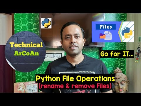 How to Rename & Delete Files in Python | Rename + Delete Files (Step-by-Step) #python #filehandling