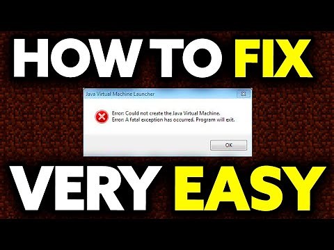How To Fix Minecraft Error Could Not Create Java Virtual Machine Tlauncher