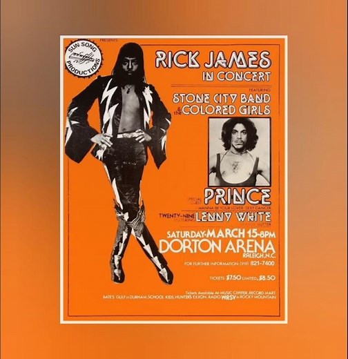 Rick James vs. Prince, the beginning of the fued, Fire It Up 1980 Tour Beef