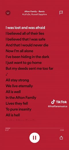 Afton Family Song Edit - All Stay Strong FNAF