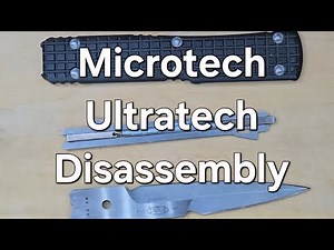 How to disassemble and reassemble a Microtech Ultratech