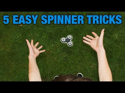 5 EASY FIDGET SPINNER TRICKS FOR BEGINNERS (TOP 5)