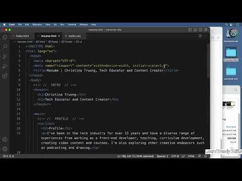 Project: Creating a CSS File | CSS Essential Training