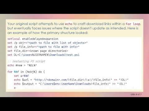 How to Use a For Loop in PowerShell to Dynamically Download Files