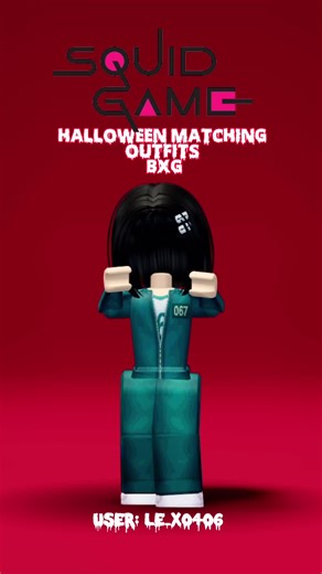 Roblox Squid Game Outfit Ideas and Matching Skins - Halloween Costume Codes