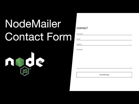 Creating A Contact Form With JavaScript / Nodemailer