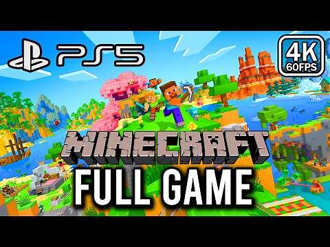 Minecraft PS5 Edition - FULL GAME Playthrough (4K 60FPS) - No Commentary