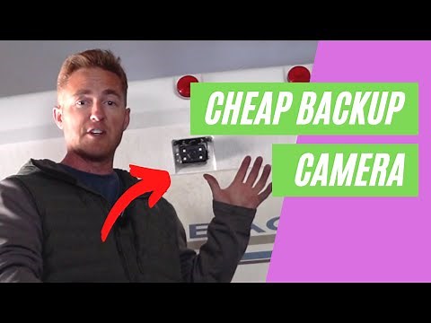 RV Backup Camera - Cheap Wireless Backup Camera Review & Install on Class C Motorhome