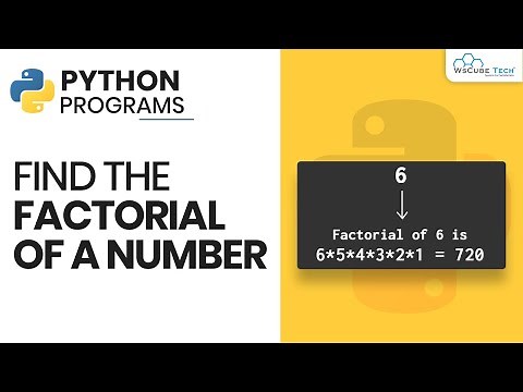 Find the Factorial of a Number - Python Program Tutorial🔥
