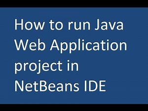 How to run any web project in Netbeans using Mysql Database