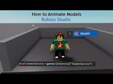 How to Animate Models - Roblox Studio