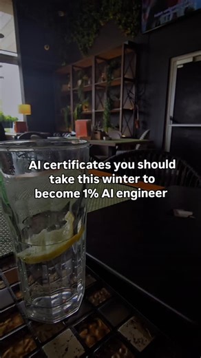 Danica Simic on Instagram: "AI certificates to take this winter if you want to level up fast 👆🏻 IBM AI Developer Professional Certificate Hands-on program covering Python, machine learning, deep learning, and deployment skills designed to prepare you for practical AI developer roles. MIT Certificate Program in ML & AI Intensive, industry-recognized program teaching advanced ML theory, real-world applications, and strategic AI decision-making for high-impact technical roles. Micro