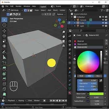 How to Add A texture to A Model in Blender #tutorial #blender3d