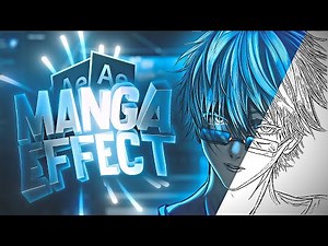 ANIME to MANGA Effect Transition / After Effects AMV Edit Tutorial