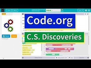 Code.org Lesson 17.3 Mouse Input | Tutorial with Answers | C.S. Discoveries Unit 3