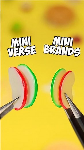 Can These Mini Apple Slices Make a Full Apple? #miniverse #minibrands #apple