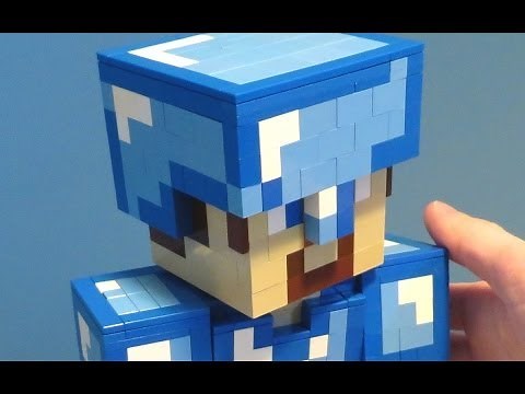 LEGO Diamond Armor Steve - Minecraft