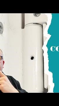 How i adjust composite door hinges