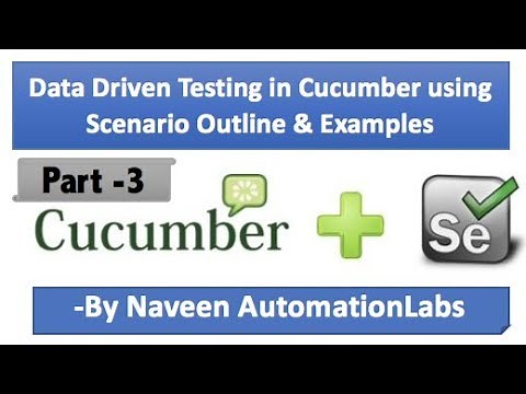 Data Driven Testing in Cucumber BDD Framework In Selenium - Part 3