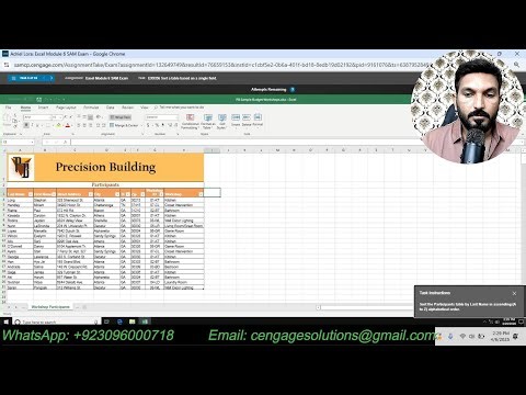 Excel Module 6 SAM Exam | Excel Module 6: Managing Data with Data Tools | Module 6 Sam Exam Complete