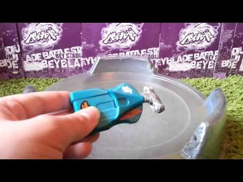 Beyblade Lesson - String Launcher launch tutorial