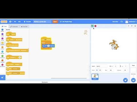 Scratch 3.0 Make A Sprite Spin