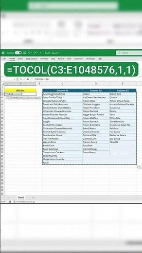 Combine Multiple Columns into One in Excel in 2024