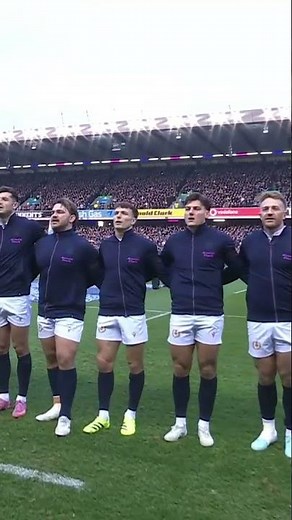 An emotional rendition! Scotland sings their anthem loudly and proudly!