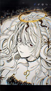 動くペンで描く獅子座♌🌟 #イラストメイキング #art #manga #プロクリエイト