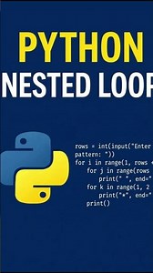 Python Nested Loop Explained in 60 Seconds