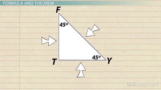 45-45-90 Triangle | Formula, Rules & Examples