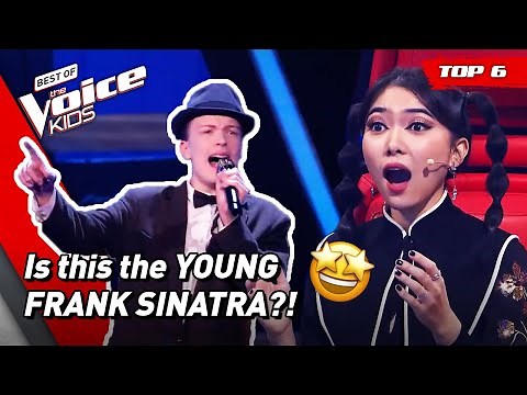 The most MAGNIFICENT covers of the LEGEND FRANK SINATRA 🤵 in The Voice Kids! | Top 6