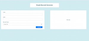 Simple Barcode Generator using PHP/JavaScript