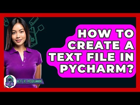 How To Create A Text File In Pycharm? - Next LVL Programming