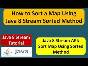 How to Sort a Map Using Java 8 Stream Sorted Method? | Streams in Java 8