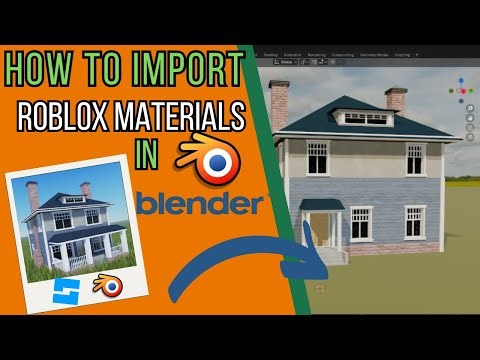 How to Import Roblox Materials into Blender | Easy Roblox Studio to Blender Tutorial |