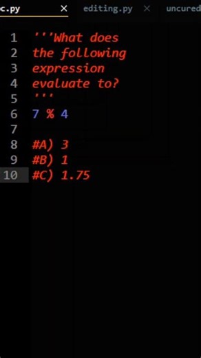 Python Practice Question: Modulus