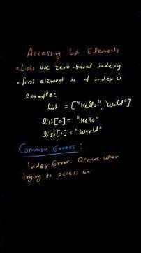 List in python handwritten notes #python #coding #programming #pythonlist