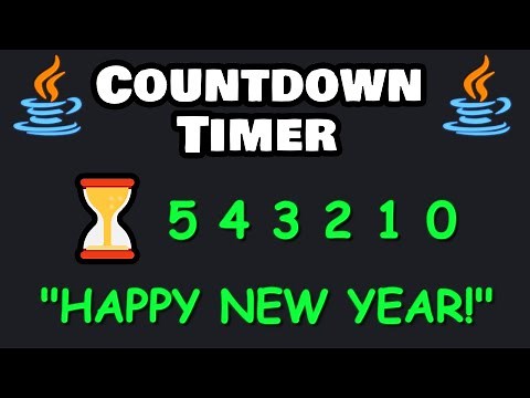 Code a Java countdown timer in 6 minutes! ⏳