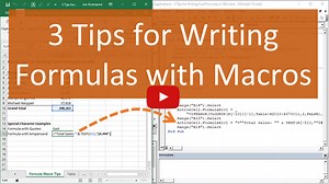 3 Tips for Writing Formulas with VBA Macros in Excel - Excel Campus