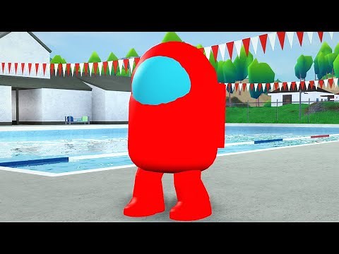 How to be an "AMONG US" CHARACTER in ROBLOXIAN HIGH SCHOOL