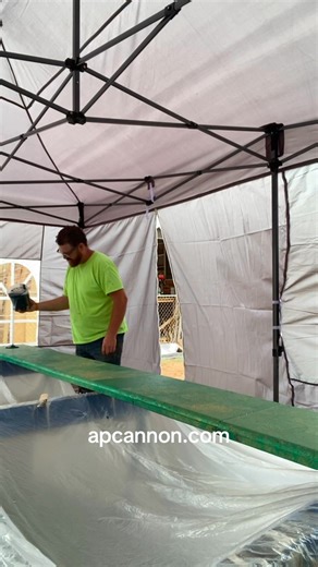 One more step-the sliding barn doors!! #custommade #consoletable | Andrew Paul Cannon