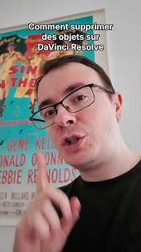 Comment supprimer des objets sur DaVinci Resolve ? #davinciresolve #tutorial #ai #tips