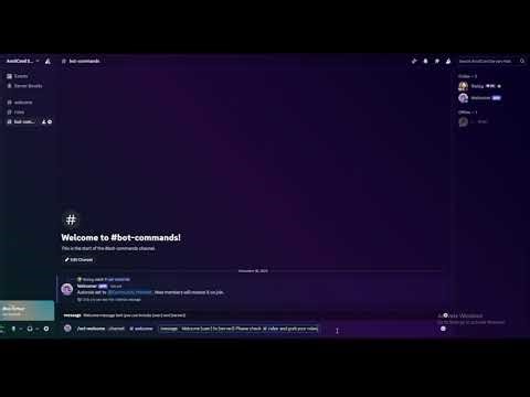 Discord Welcome Bot + Auto Role (Discord.js) | Quick Demo