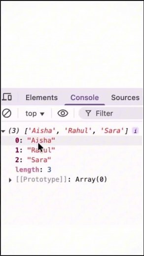 Array in JavaScript | Demo | Easy Example | Programming in the age of AI #coding #programming #ai